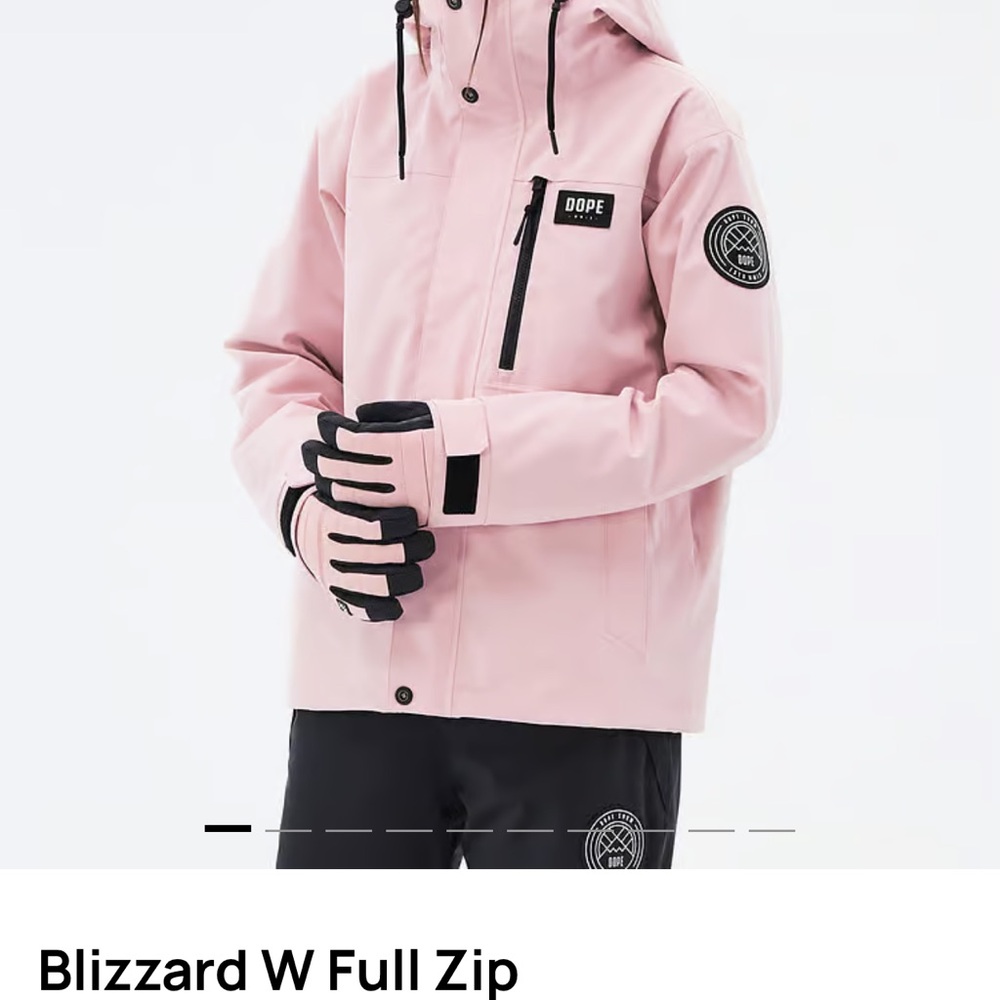 Dope Ski/Snowboarding winter jacket. Women’s size small color is burgundy.